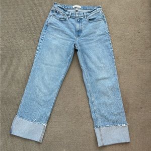 Abercrombie curve love mid rise baggy jean